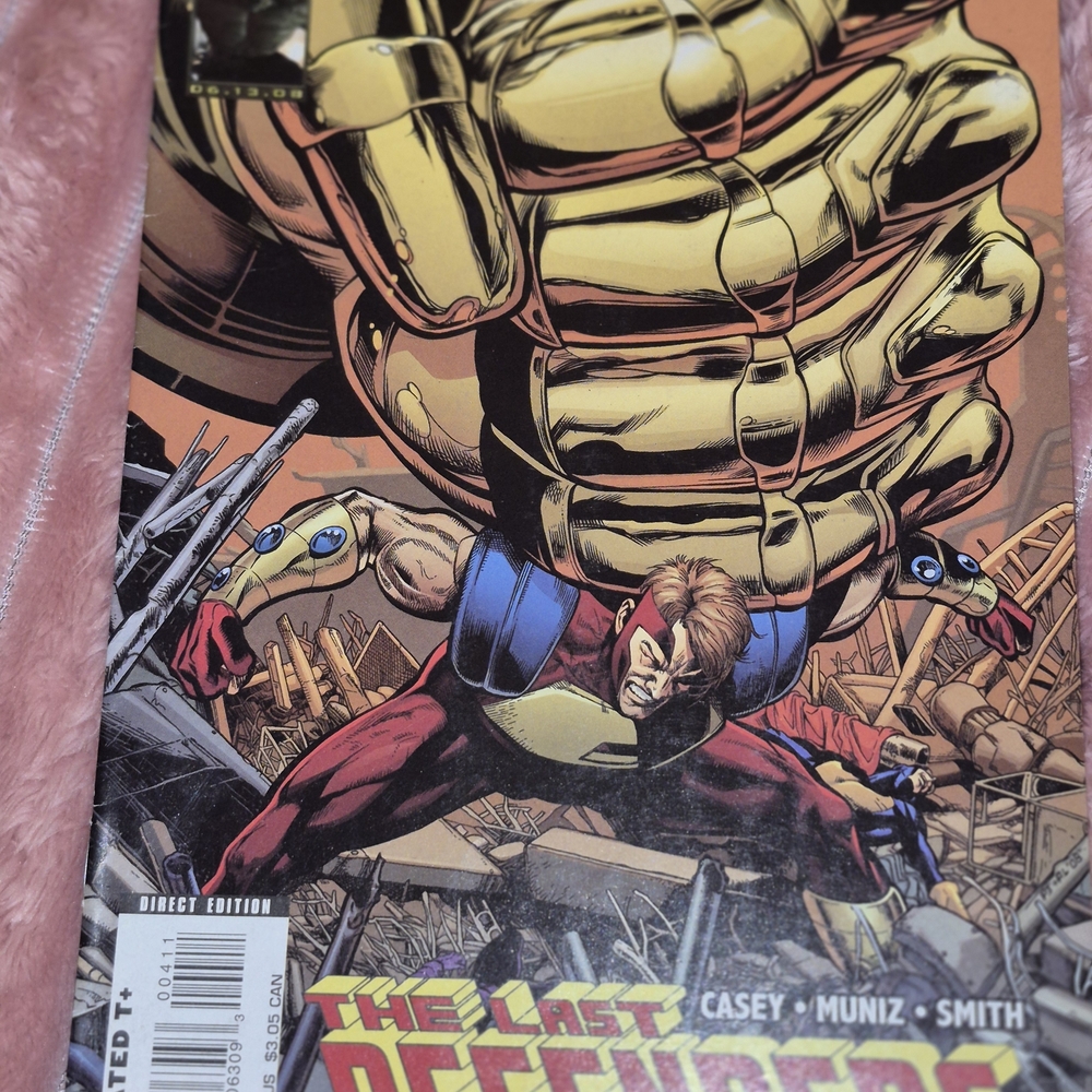 Marvel Comic with Red and Gold Cover